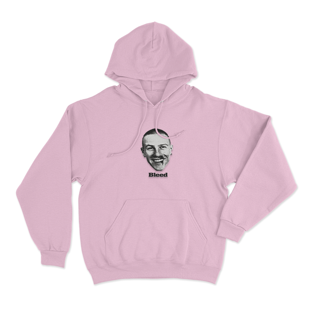Malcolm Todd Bleed Unisex Hoodie Pink Malcolm Todd Bleed Unisex Hoodie Pink