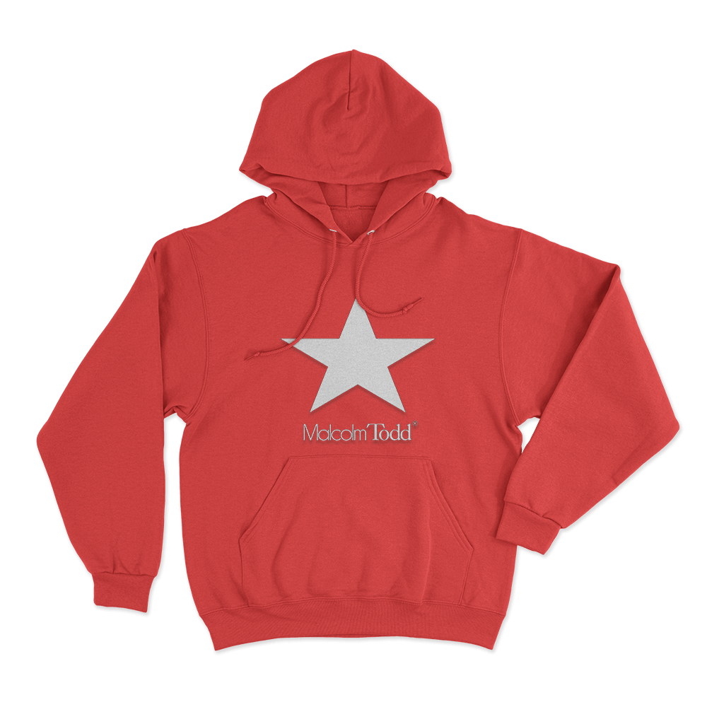 Malcolm Todd Star Unisex Hoodie Red Malcolm Todd Star Unisex Hoodie Red