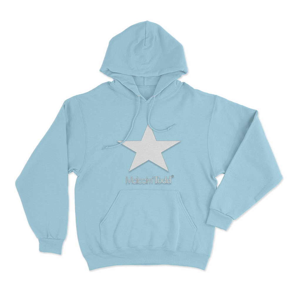 Malcolm Todd Star Unisex Hoodie Sky Blue Malcolm Todd Star Unisex Hoodie Sky Blue