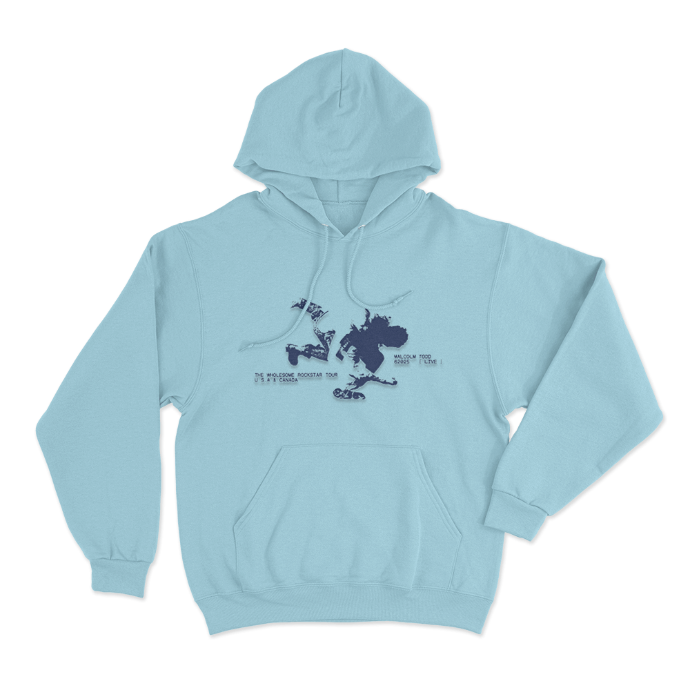 Malcolm Todd Wrestle Unisex Hoodie Sky Blue Malcolm Todd Wrestle Unisex Hoodie Sky Blue