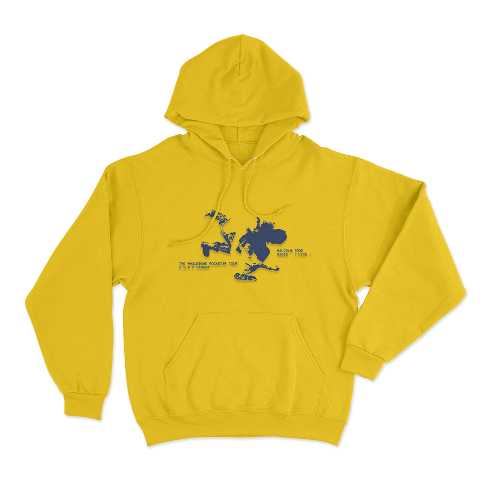 Malcolm Todd Wrestle Unisex Hoodie Yellow Malcolm Todd Wrestle Unisex Hoodie Yellow