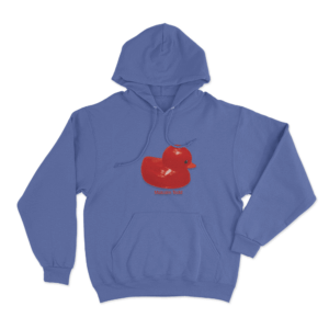 Malcolm Todd Duck Unisex Hoodie Blue