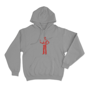 Malcolm Todd Thumbs Up Unisex Hoodie Grey 1